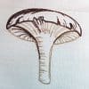 moshrooms - chameleon mushroom machine embroidery
