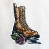 rose boots machine embroidery