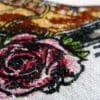 rose boots machine embroidery