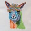 colorful hippie lama