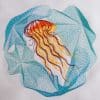 jellyfish machine embroidery