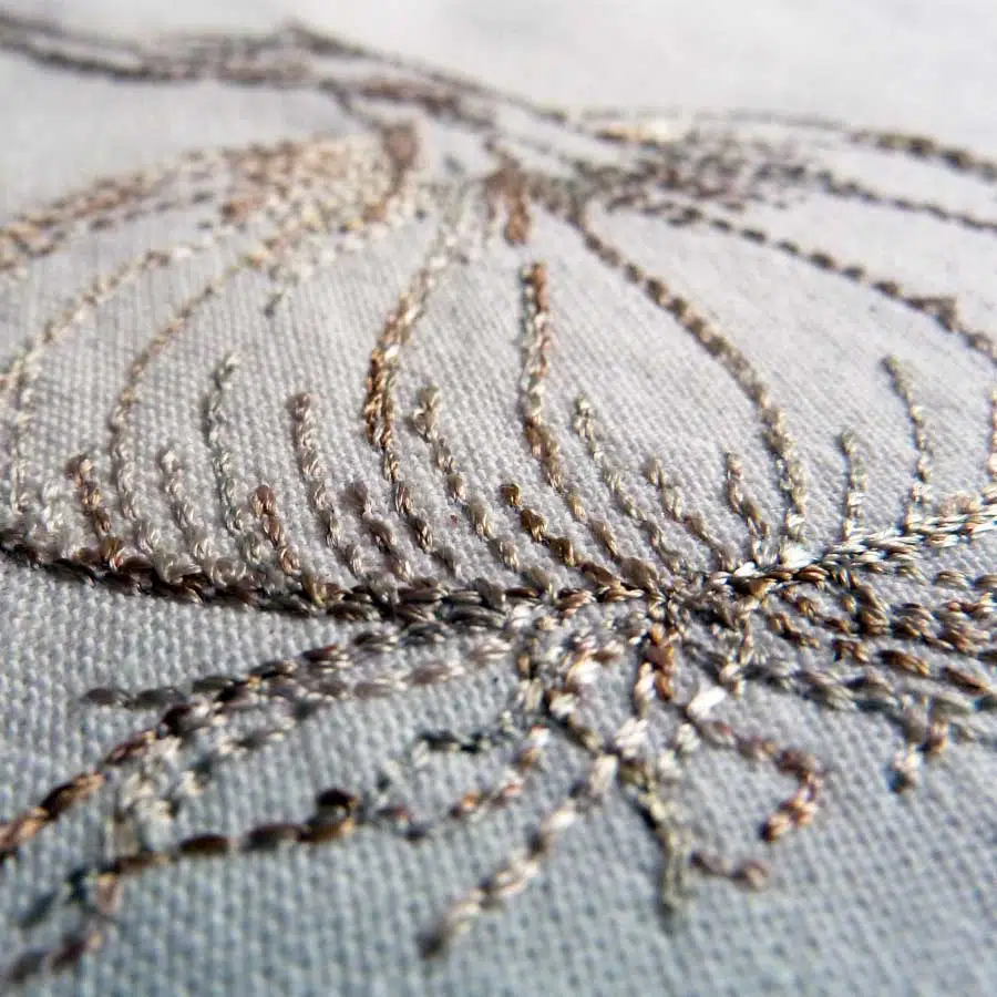 garlic machine embroidery