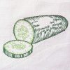 cucumber machine embroidery