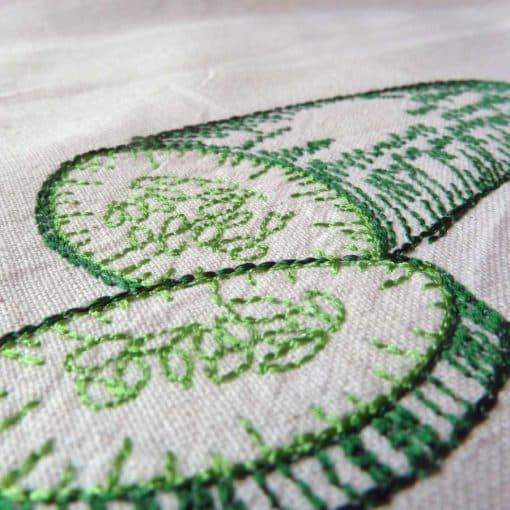 cucumber machine embroidery