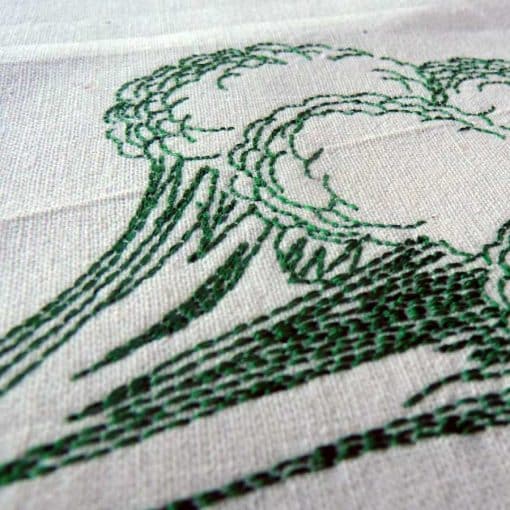 broccoli machine embroidery