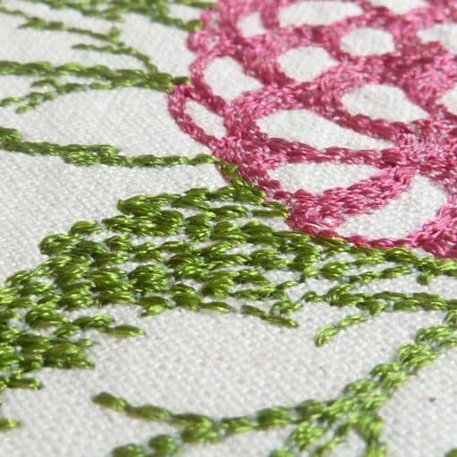 raspberry machine embroidery