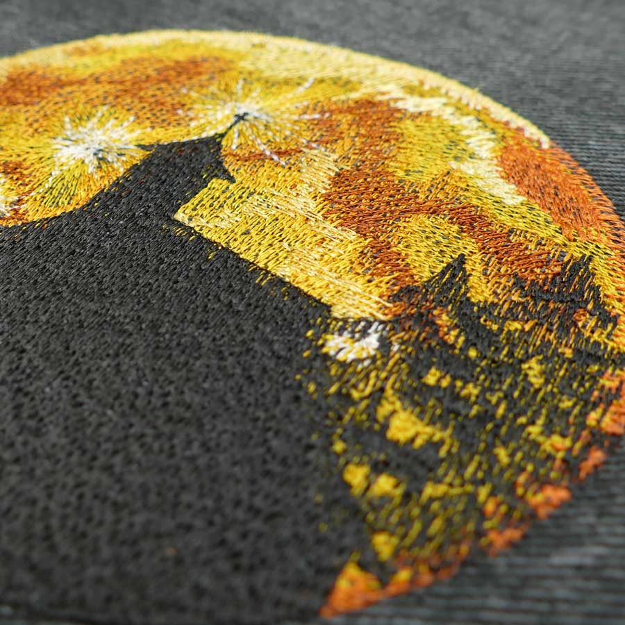 full-moon-chapel machine embroidery