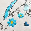 hippy dog machine embroidery