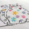 hippy cat machine embroidery