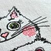 hippy cat machine embroidery