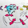 cheerful kites machine embroidery