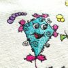 cheerful kites - machine embroidery