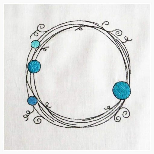 circle frame machine embroidery