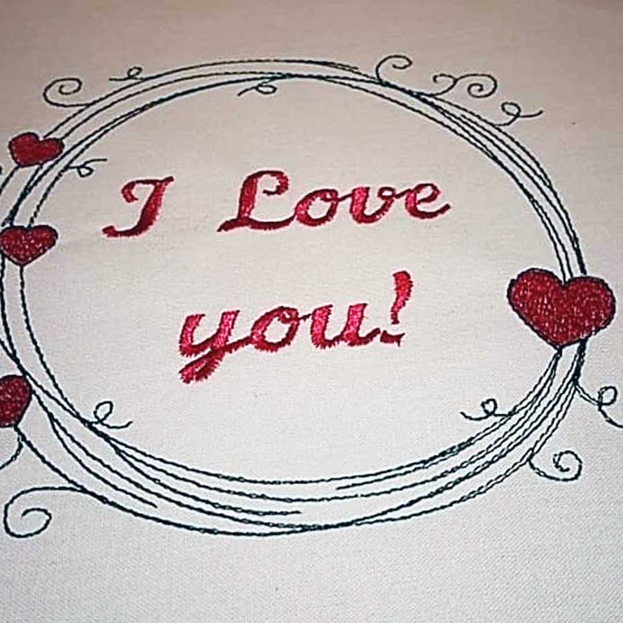 circle frame machine embroidery