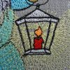 dwarf lights up his lantern Machine embroidery