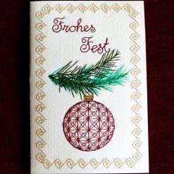 Alternative view of Christmas Greeting Card Motifs ITH